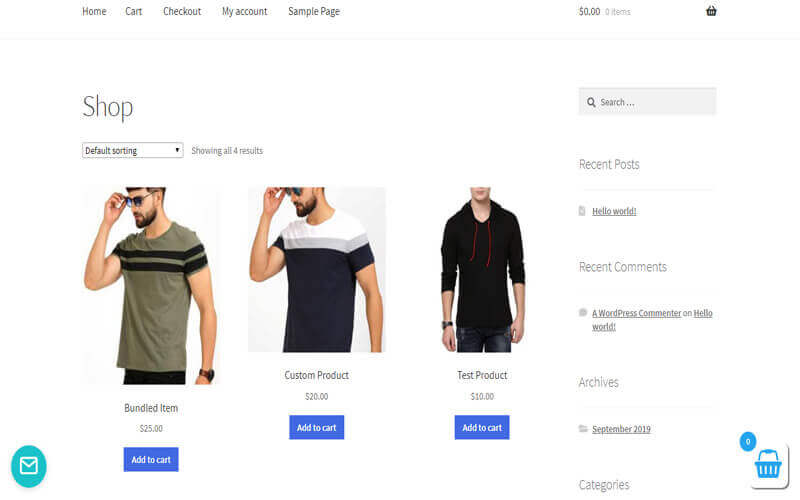 Preview screenshots of WooCommerce added to cart popup [Ajax]
