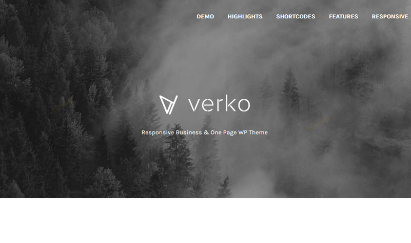 Verko | Responsive Business & One Page WP Theme 